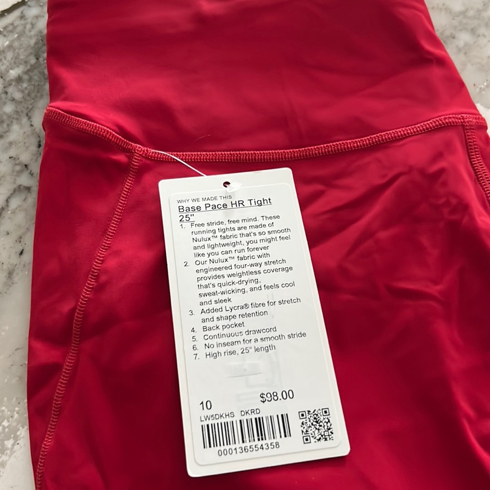 Lululemon Base Pace tights
